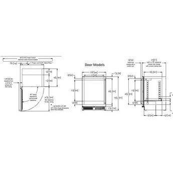 Perlick hp24ro44l 4