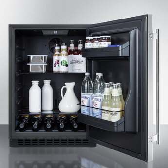 Summit AL54CSS 24 Inch Compact Refrigerator — thumbnail 5