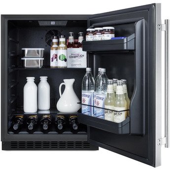 Summit AL54CSSHH  24 Inch Counter Depth Compact Refrigerator, in Stainless Steel — thumbnail 6