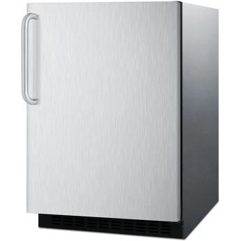 Summit AL54CSSTB 24 Inch Counter Depth Compact Refrigerator, in Stainless Steel — thumbnail 7