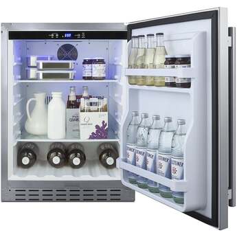 Summit AL55CSS 24 Inch Counter Depth Compact Refrigerator, in Stainless Steel — thumbnail 11