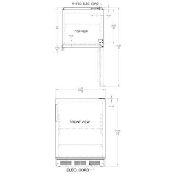 Summit AL750 24 Inch Compact Refrigerator — thumbnail 5