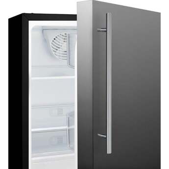 Summit ALR47BCSSHV 20 Inch Counter Depth Compact Refrigerator, in Stainless Steel with Pro Handle — thumbnail 7