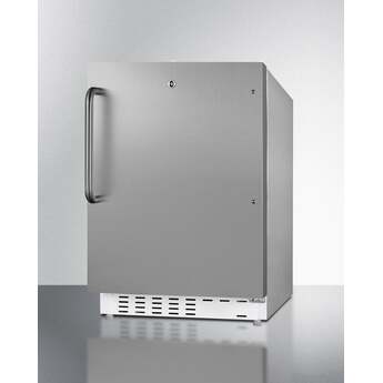 Summit ALRF48CSS 20 Inch Counter Depth Compact Refrigerator, in Stainless Steel with Towel Bar Handle — thumbnail 10