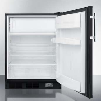 Summit BKRF663B  24 Inch Counter Depth Compact Refrigerator, in Black — thumbnail 8