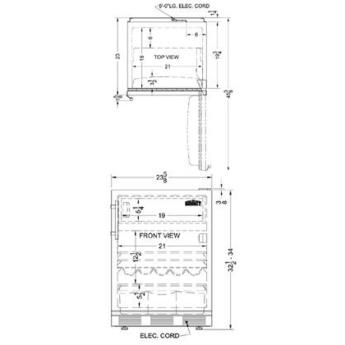 Summit CT661BI 24 Inch Compact Refrigerator — thumbnail 13