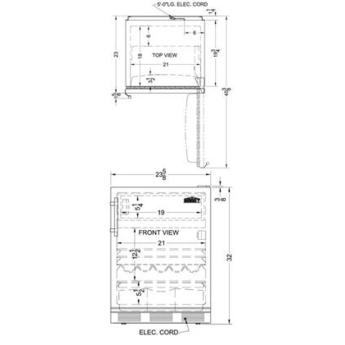 Summit CT661BIADA CT661BIADA Series 24 Inch Compact Refrigerator — thumbnail 13