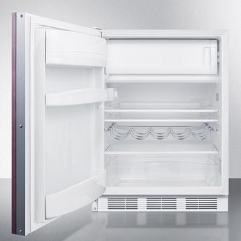 Summit CT661WBIIFADALHD  24 Inch Counter Depth Compact Refrigerator, in Panel Ready — thumbnail 3