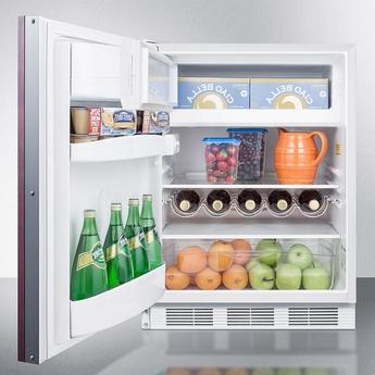 Summit CT661WBIIFADALHD  24 Inch Counter Depth Compact Refrigerator, in Panel Ready — thumbnail 4