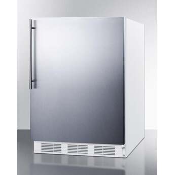 Summit CT661WSSHVADA  24 Inch Counter Depth Compact Refrigerator, in Stainless Steel — thumbnail 6