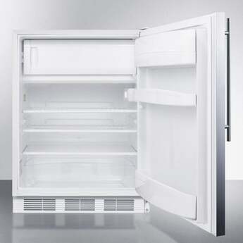 Summit CT661WSSHVADA  24 Inch Counter Depth Compact Refrigerator, in Stainless Steel — thumbnail 7