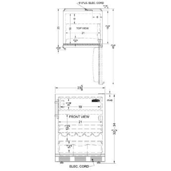 Summit CT663BBISSTB CT663BBI Series 24 Inch Compact Refrigerator — thumbnail 13