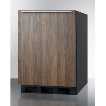 Summit CT663BKBIWP1  24 Inch Counter Depth Compact Refrigerator, in Walnut