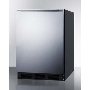 Summit CT663BKSSHH  24 Inch Counter Depth Compact Refrigerator, in Stainless Steel — thumbnail 7