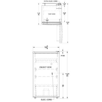 Summit FF412ES 19 Inch Compact Refrigerator — thumbnail 5
