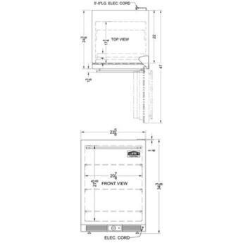 Summit FF590SSHH 24 Inch Compact Refrigerator — thumbnail 6