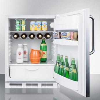 Summit FF61BISSTBADA FF61BIADA Series 24 Inch Compact Refrigerator — thumbnail 4