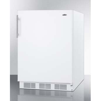 Summit FF61WBIADA  24 Inch Counter Depth Compact Refrigerator, in White — thumbnail 7