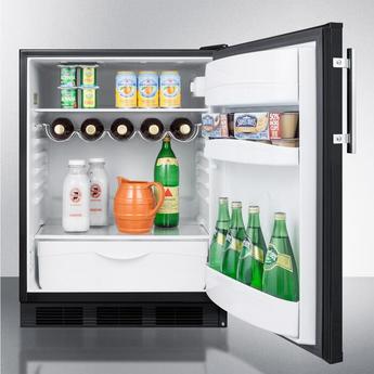 Summit FF63BCSSADA FF63BBIADA Series 24 Inch Compact Refrigerator — thumbnail 3