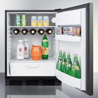 Summit FF63BKBIKSHH 24 Inch Compact Refrigerator — thumbnail 6