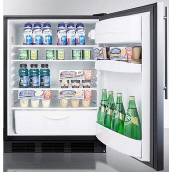 Summit FF6BKBI7SSHVADA  24 Inch  Compact Refrigerator — thumbnail 7