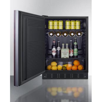 Summit FF708BLSSIFADALHD  24 Inch Compact Refrigerator — thumbnail 4