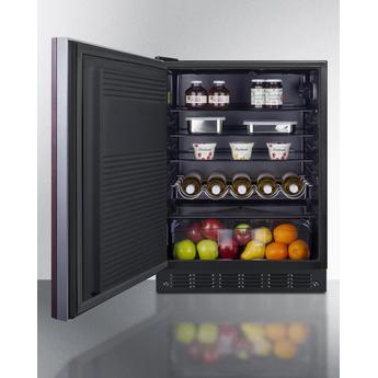 Summit FF708BLSSIFADALHD  24 Inch Compact Refrigerator — thumbnail 5