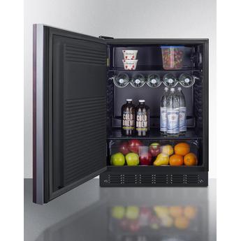 Summit FF708BLSSIFADALHD  24 Inch Compact Refrigerator — thumbnail 6