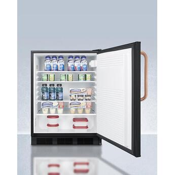 Summit FF7LBLKBITBCADA 24 Inch Compact Refrigerator — thumbnail 6