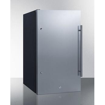 Summit SPR196OSLHD 19 Inch Counter Depth Compact Refrigerator, in Stainless Steel — thumbnail 4