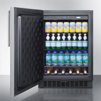 Summit SPR627OSSSHVLHD 24 Inch Outdoor Compact Refrigerator — thumbnail 4