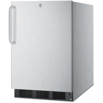 Summit SPR7BOSST 24 Inch Counter Depth Compact Refrigerator, in Stainless Steel — thumbnail 5