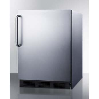 Summit SPR7BOSST 24 Inch Counter Depth Compact Refrigerator, in Stainless Steel — thumbnail 7