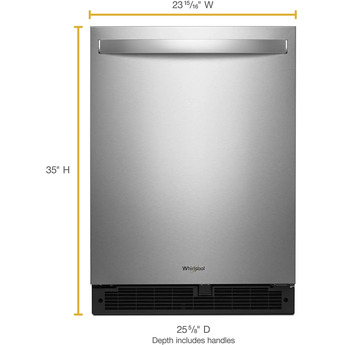 Whirlpool WUR50X24HZ 24 Inch  Compact Refrigerator — thumbnail 14