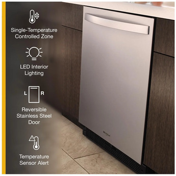 Whirlpool WUR50X24HZ 24 Inch  Compact Refrigerator — thumbnail 15