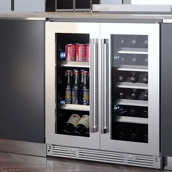 XO XOU30BWDDGBS 30 Inch Combo Wine And Beverage Center : Black Stainless — thumbnail 14
