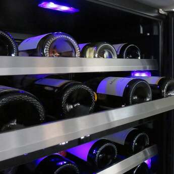 XO XOU30BWDDGBS 30 Inch Combo Wine And Beverage Center : Black Stainless — thumbnail 15