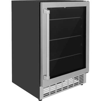 Zline 24 Inch Monument Autograph Edition 154 Can Beverage Fridge: Stainless Steel — thumbnail 15