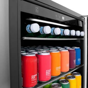 Zline 24 Inch Monument Autograph Edition 154 Can Beverage Fridge: Stainless Steel — thumbnail 30