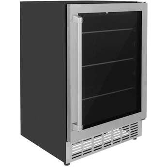 Zline 24 Inch Monument Autograph Edition 154 Can Beverage Fridge: Stainless Steel — thumbnail 31
