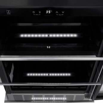 Zline 24 Inch Monument Autograph Edition 154 Can Beverage Fridge: Stainless Steel — thumbnail 34