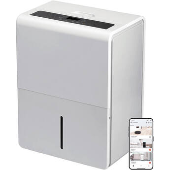 TCL 50 Pint Smart Dehumidifier with Pump Perfect for areas up to 4,500 sq. ft.
