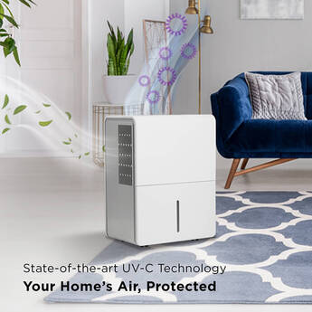 TCL 50 Pint Smart Dehumidifier with UV-C Perfect for areas up to 4,500 sq. ft. — thumbnail 4