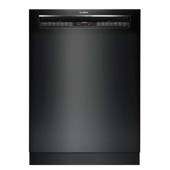 Bosch 800 DLX 24" Black Full Console Dishwasher with CrystalDry - Energy Star