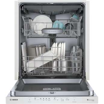 Bosch SHP65CM2N 500 Series 24 Inch White Built-In Fully Integrated Dishwasher — thumbnail 12