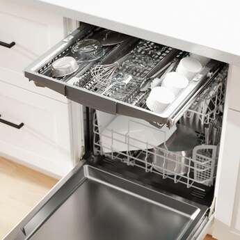 Bosch SHP65CM2N 500 Series 24 Inch White Built-In Fully Integrated Dishwasher — thumbnail 17