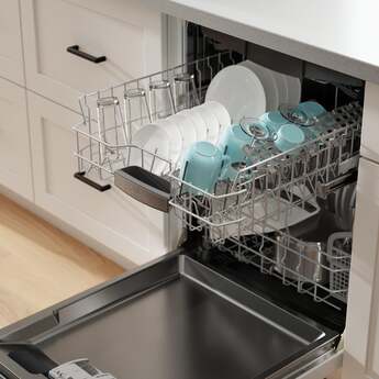 Bosch SHP65CM2N 500 Series 24 Inch White Built-In Fully Integrated Dishwasher — thumbnail 23
