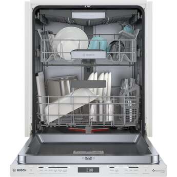 Bosch SHP78CM2N 800 Series 24 Inch White Built-In Fully Integrated Dishwasher — thumbnail 20