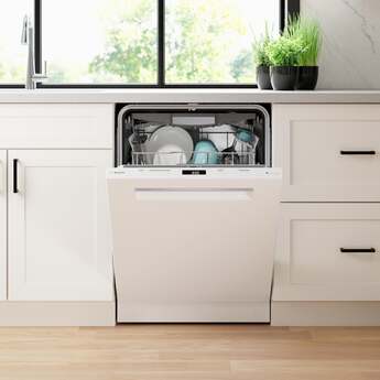 Bosch SHP78CM2N 800 Series 24 Inch White Built-In Fully Integrated Dishwasher — thumbnail 35