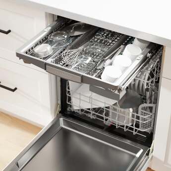 Bosch SHP78CM2N 800 Series 24 Inch White Built-In Fully Integrated Dishwasher — thumbnail 40